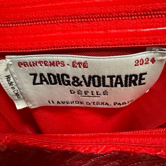 NWT ZADIG & VOLTAIRE ROELY SEQUIN DRESS SIZE SMALL - Picture 6 of 6